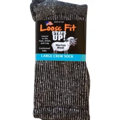 EXTRA WIDE SOCK 391 LARGE WOOL