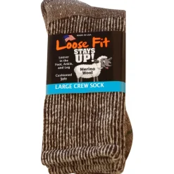 EXTRA WIDE SOCK 394 LARGE WOOL
