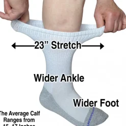 EXTRA WIDE SOCK 22310 SMALL LFMC