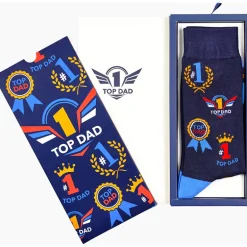 PUSSYFOOT REGULAR BBS22TOPDADSOCKCARDR-NVY